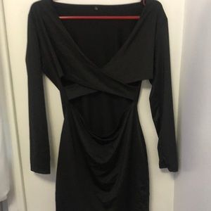 Sexy showy black dress